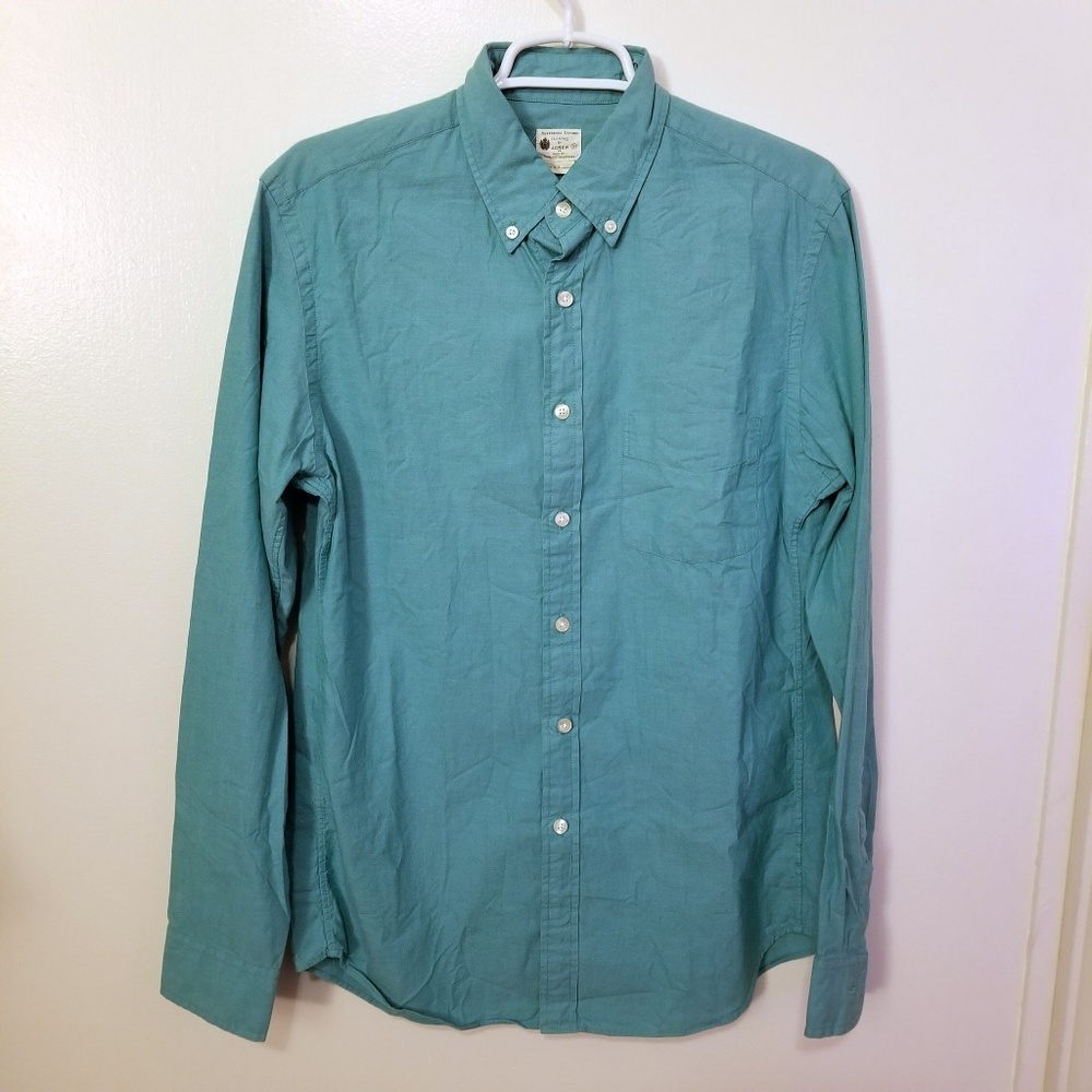 Teal Slim Men's Shirt J.Crew